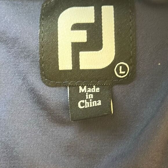 FootJoy Mens Red Quarter Zip Performance size L Large Marine Corps Scholarship - Picture 6 of 8